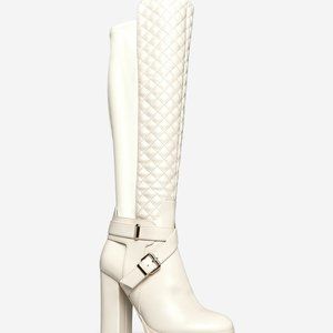 New Cream EBELIZ QUILTED FRONT BOOT